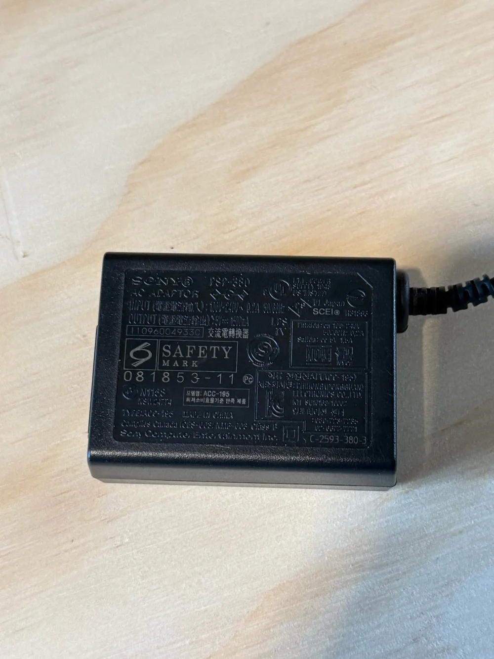 Sony PSP Wall Charger AC Adapter OEM GENUINE Cord 1000-3000 Tested Good Read Blw